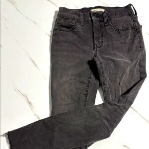 Madewell Charcoal Skinny Jeans